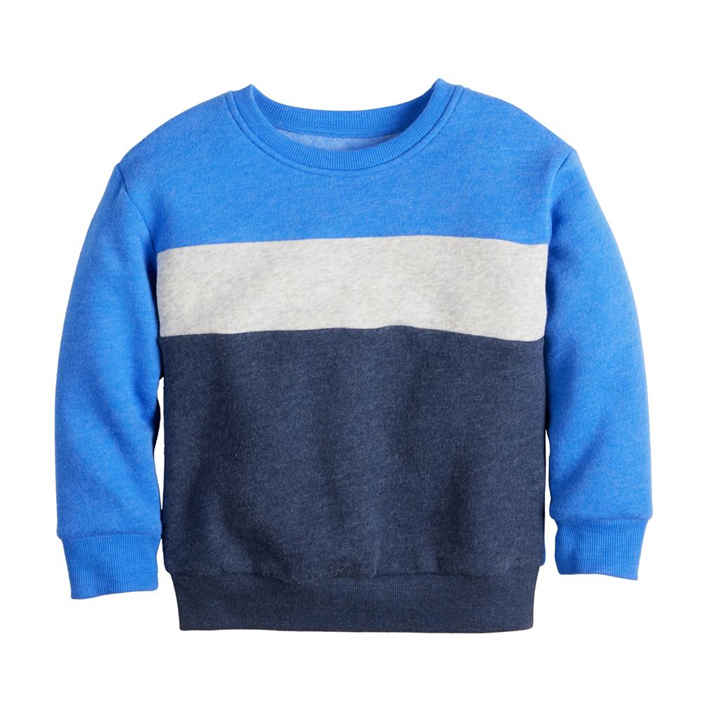 Baby & Toddler Boy Jumping Beans® Colorblock Fleece Crew