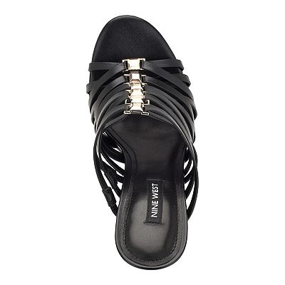 【大特価】Nine West Wenea Strappy Heeled Slide サンダル Wenea Strappy Heeled Slide Sandals – Nine West