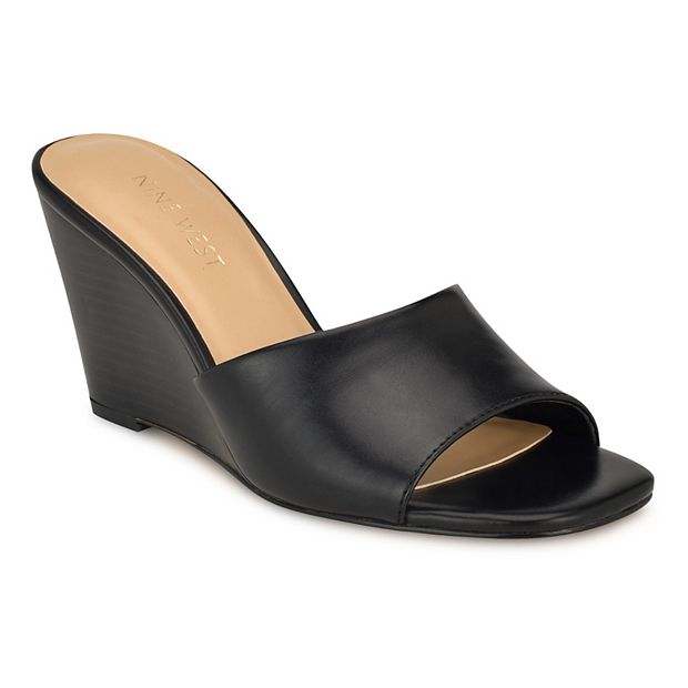 Kohls black best sale wedge sandals