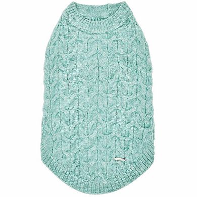 Ultra-soft & Warm Fuzzy Knit Crewneck Dog Sweater