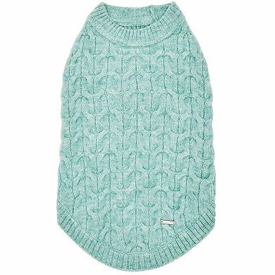 Ultra-soft & Warm Fuzzy Knit Crewneck Dog Sweater
