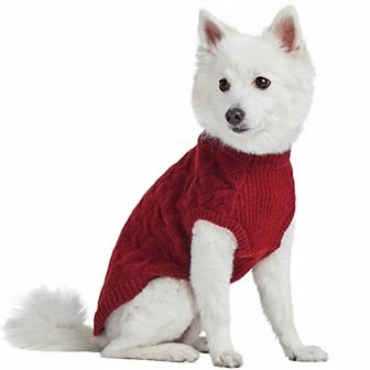 Ultra-soft & Warm Fuzzy Knit Crewneck Dog Sweater