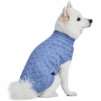 Ultra-soft & Warm Fuzzy Knit Crewneck Dog Sweater