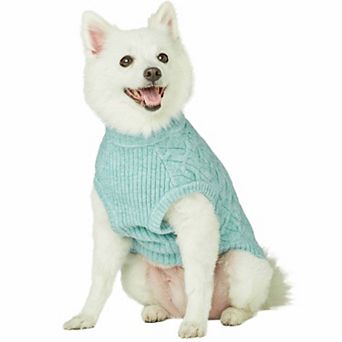 Ultra-soft & Warm Fuzzy Knit Crewneck Dog Sweater