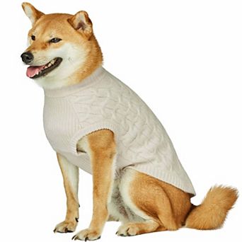 Ultra-soft & Warm Fuzzy Knit Crewneck Dog Sweater