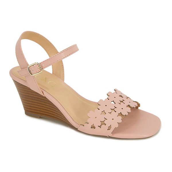 xoxo wedge sandals