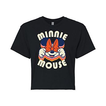 Disney's Minnie Mouse Juniors' Cropped Graphic Tee Cropped Graphic Tee