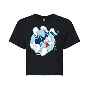 Disney's Donald Duck Juniors' Pose Cropped Tee