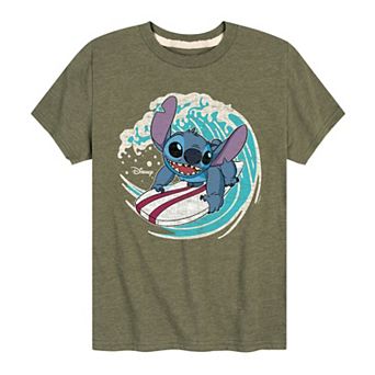 Disney's Lilo & Stitch Boys 8-20 Surfing Graphic Tee