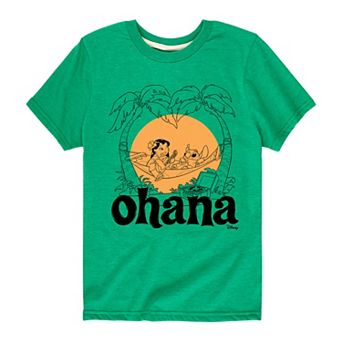 Disney's Lilo & Stitch Boys 8-20 Ohana Graphic Tee