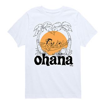 Disney's Lilo & Stitch Boys 8-20 Ohana Graphic Tee