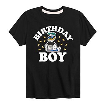 Disney's Boys 8-20 Donald Birthday Boy Graphic Tee