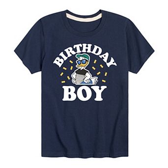 Disney's Boys 8-20 Donald Birthday Boy Graphic Tee