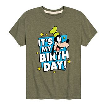 Disney's Goofy Boys 8-20 My Birthday Graphic Tee