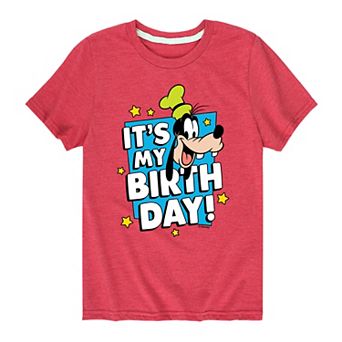 Disney's Goofy Boys 8-20 My Birthday Graphic Tee