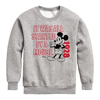 Disney's Mickey Mouse Boys 8-20 Started Fleece Sweatshirt