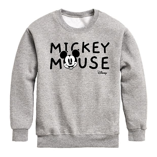 Boys best sale mickey sweatshirt