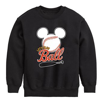 Disney's Boys 8-20 Lets Play Baseball Fleece Sweatshirt