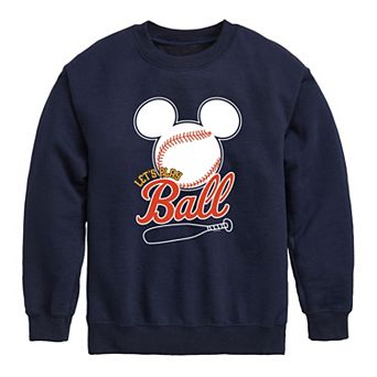 Disney's Boys 8-20 Lets Play Baseball Fleece Sweatshirt