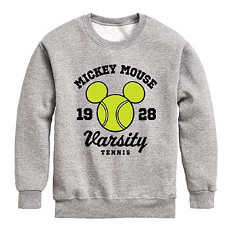 Disney's Mickey Mouse Boys 8-20 Varsity Tennis Fleece Sweatshirt