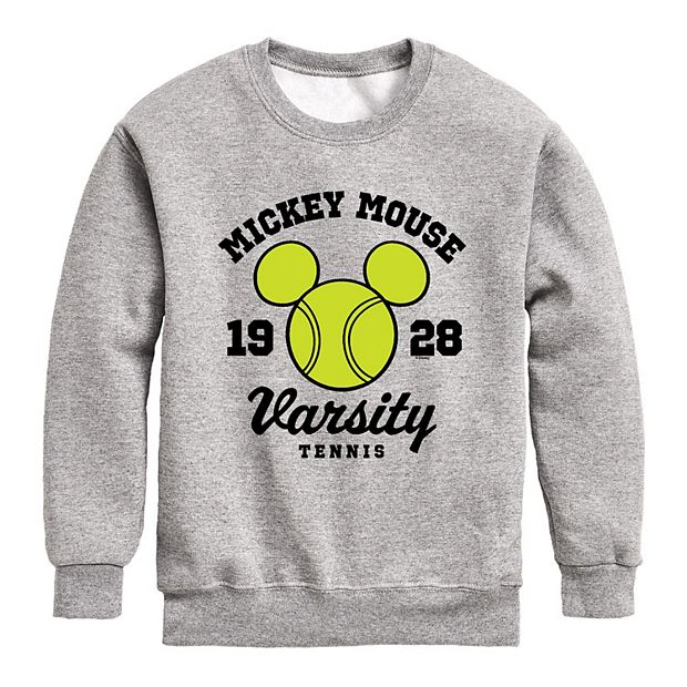 Disney's Mickey Mouse Boys 8-20 Varsity Tennis Fleece Sweatshirt