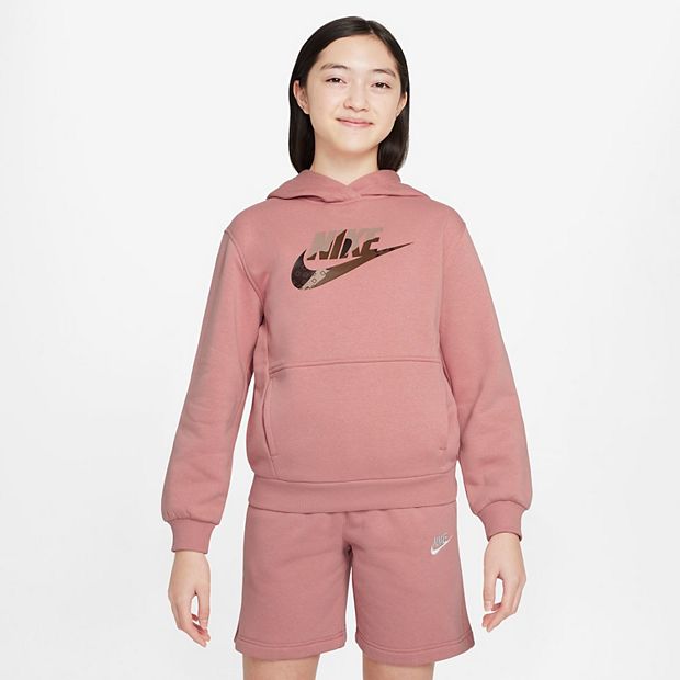 Girls 7 16 Nike Sportswear Club Fleece Graphic Hoodie