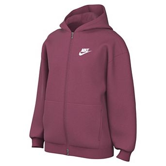 Girls 8-20 Nike Sportswear Club Fleece Oversized Full-Zip Hoodie