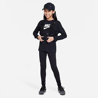 Girls 7-16 Nike Sportswear Long-Sleeve Logo Tee