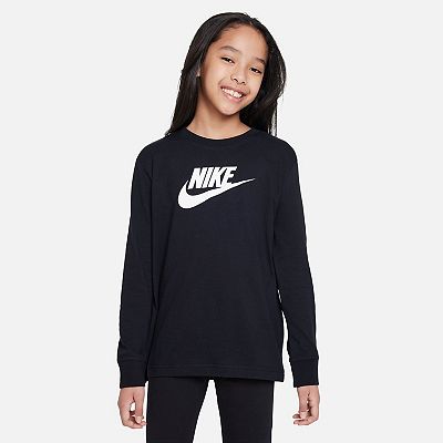 Girls 7 16 Nike Sportswear Long Sleeve Logo Tee