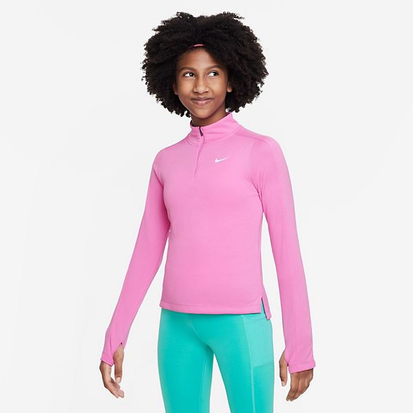 Girls 7-16 Nike Dri-FIT Long Sleeve Half-Zip Top