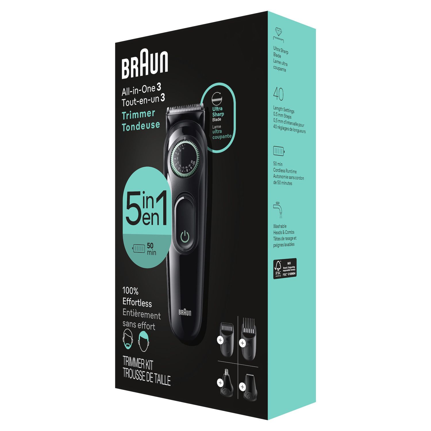 Braun Series 3 AiO3450 All-in-One Styler for Men
