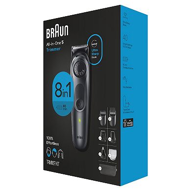 Braun Series 5 AiO5470 Rechargeable All-in-One Styler for Men