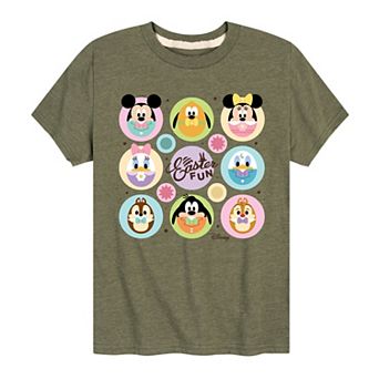 Disney's Mickey Mouse Boys 8-20 Character Eggs Graphic Tee