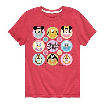 Disney's Mickey Mouse Boys 8-20 Character Eggs Graphic Tee