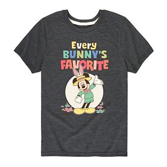 Disney's Mickey Mouse Boys 8-20 Favorite Bunny Graphic Tee