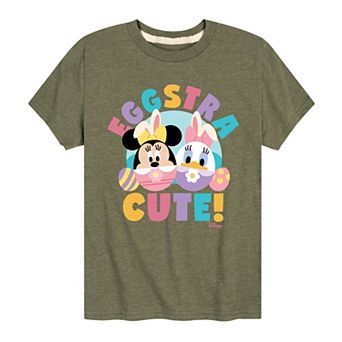 Disney's Minnie Mouse & Daisy Duck Boys 8-20 Eggstra Cute Graphic Tee