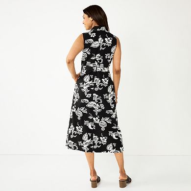 Women's Croft & Barrow® Vest Midi Dress
