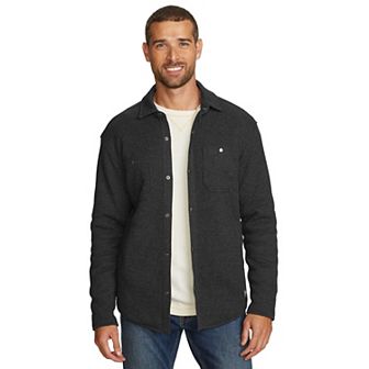 Men's Eddie Bauer Faux Shearling Lined Thermal Shacket