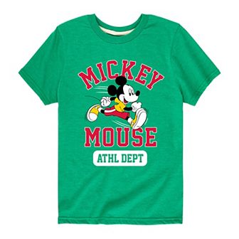 Disney's Mickey Mouse Boys 8-20 Athletic Graphic Tee