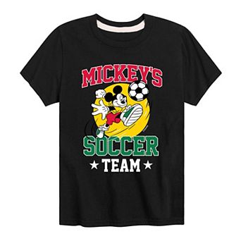 Disney's Mickey Mouse Boys 8-20 Soccer Team Graphic Tee