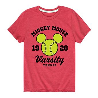Disney's Mickey Mouse Boys 8-20 Varsity Tennis Graphic Tee