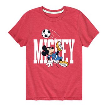 Disney's Mickey Mouse Boys 8-20 Soccer Graphic Tee
