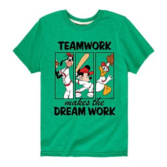 Disney's Mickey Mouse & Friends Boys 8-20 Baseball Teamwork Graphic Tee