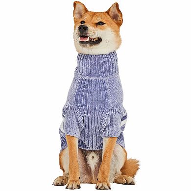Cozy & Soft Chenille Classy Striped Dog Sweater