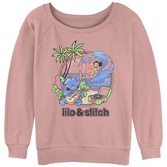 Disney's Juniors' Lilo & Stitch Beach Duo Slouchy Terry