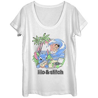 Disney's Juniors' Lilo & Stitch Beach Duo Tee
