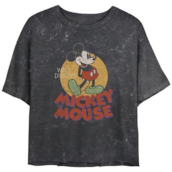 Disney's Mickey Mouse Classic Cropped Graphic Tee