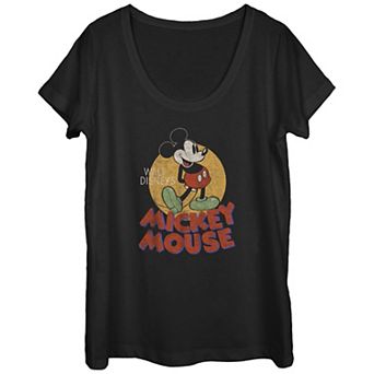 Disney's Mickey Mouse Classic Stamp Juniors' Graphic Tee