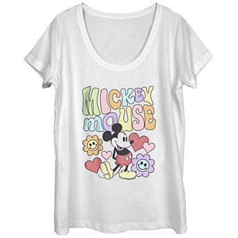 Disney's Juniors' Mickey Mouse Groovy Tee