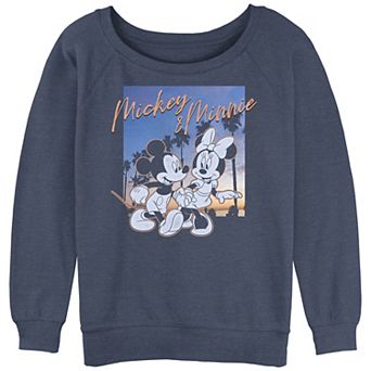 Disney's Juniors' Mickey & Minnie Sunset Couple Slouchy Terry